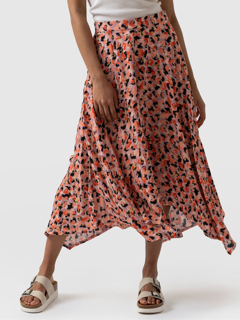 Noho Skirt Confetti Petal - Women's Skirts | Saint + Sofia® UK