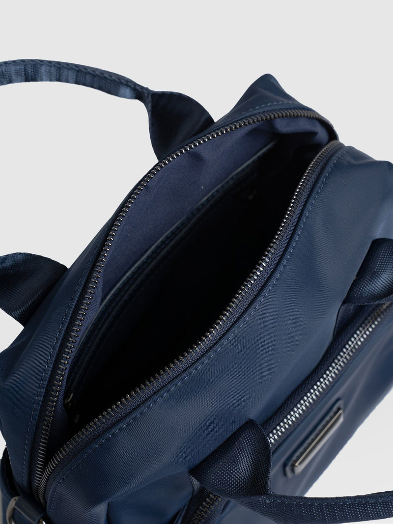 Nylon Noho Bag Navy - Women's Leather Bags | Saint + Sofia® EU
