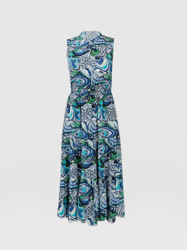 Orla Dress Blue Paradise - Women's Dresses | Saint + Sofia® UK