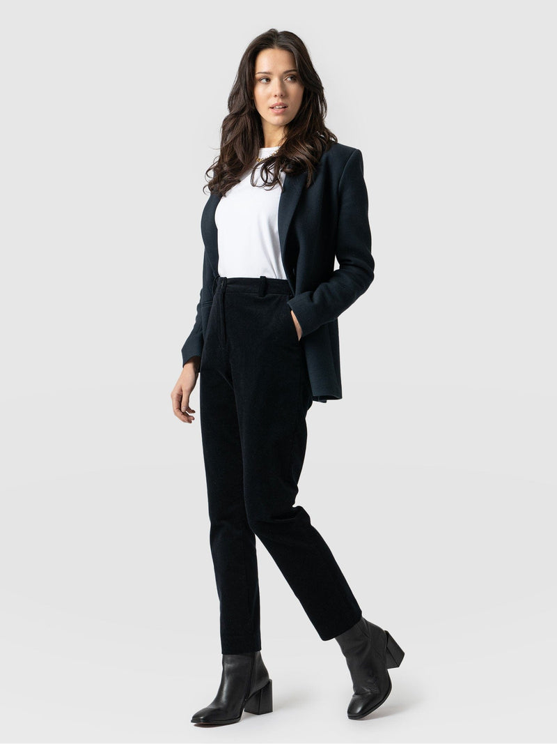Palmer Pant Black Corduroy - Women's Trousers | Saint + Sofia® EU