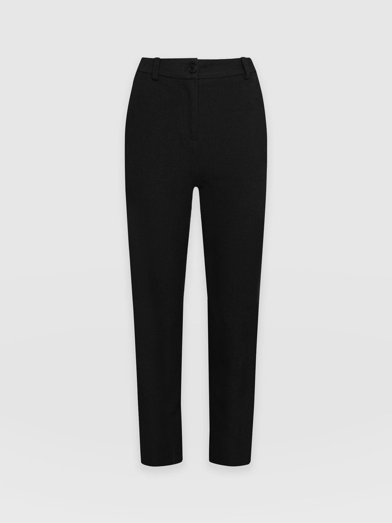 Cambridge Tailored Wide Leg Pant - Black