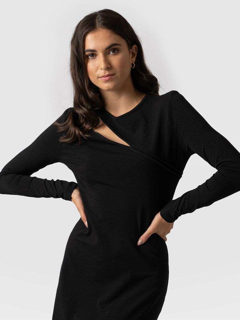 Reveal Runway Dress Black - Women's Dresses | Saint + Sofia® EU
