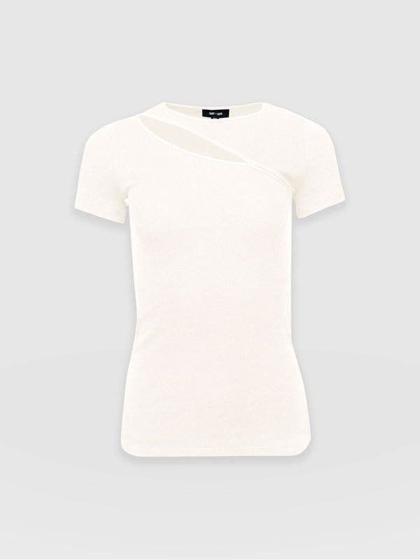 Reveal Tee Cream - Women's T-shirts | Saint + Sofia® EU