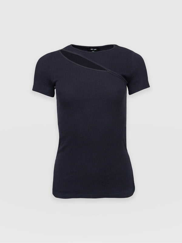 Reveal Tee Navy Night Sky - Women's T-shirts | Saint + Sofia® UK