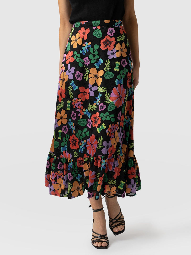 Riley Skirt Pop Floral - Women's Skirts | Saint + Sofia® EU