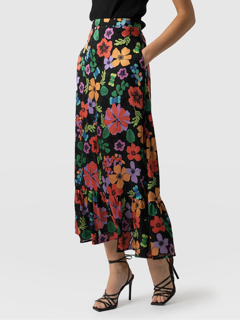 Riley Skirt Pop Floral - Women's Skirts | Saint + Sofia® EU