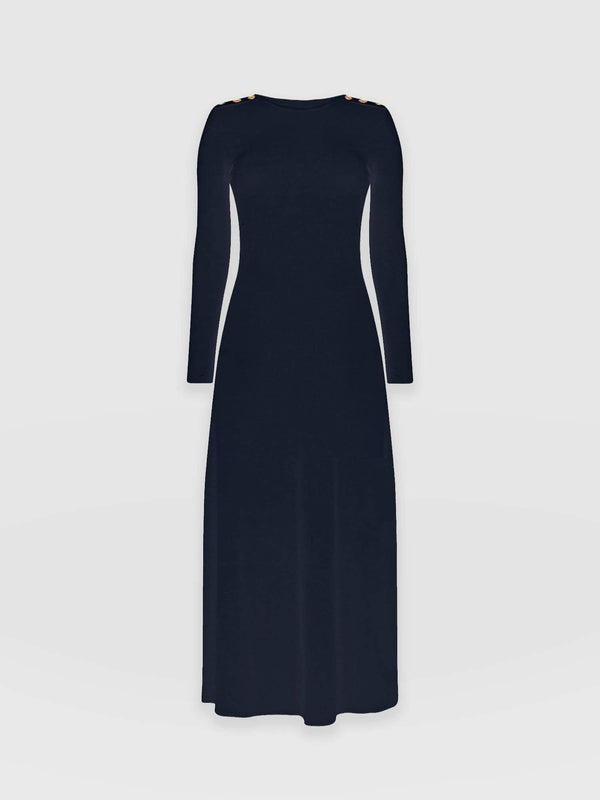 Runway Maxi Dress Navy - Women's Dresses | Saint + Sofia® UK