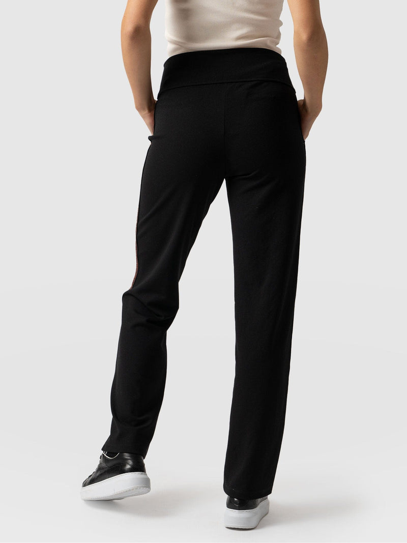 Runway Pant Black-Bronze - Women's Trousers | Saint + Sofia® EU