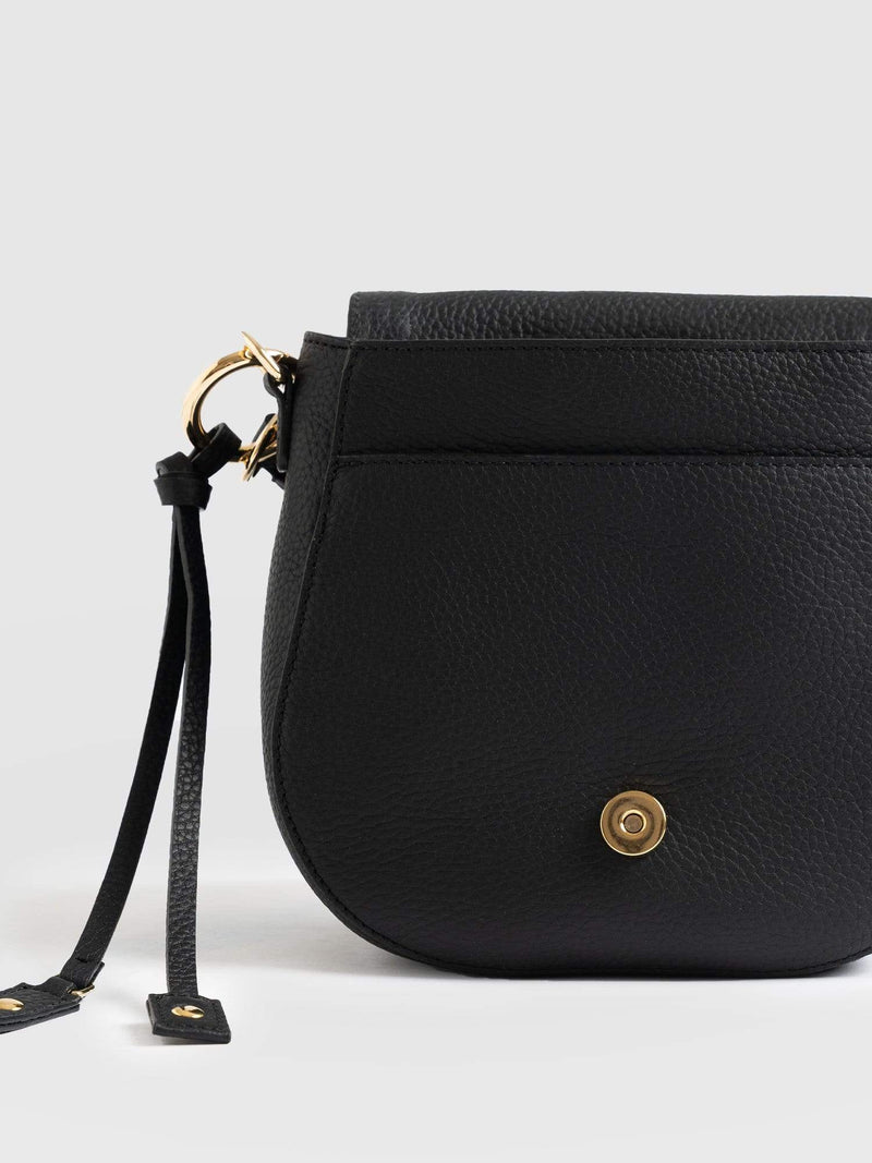 Saddle Bag Black - Women's Handbag | Saint + Sofia® EU
