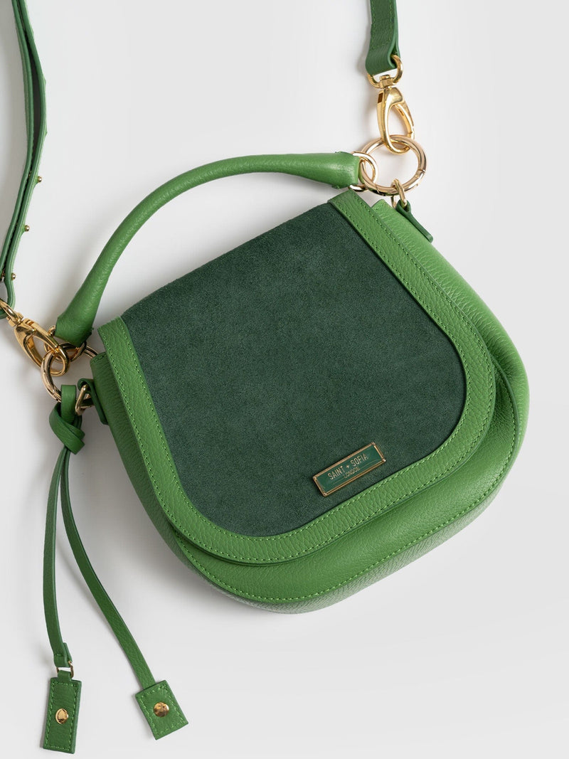 Saddle Bag Green - Women's Handbag | Saint + Sofia® EU