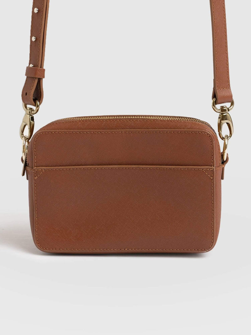 Saffiano Handbag Black - Women's Leather Bags | Saint + Sofia® EU