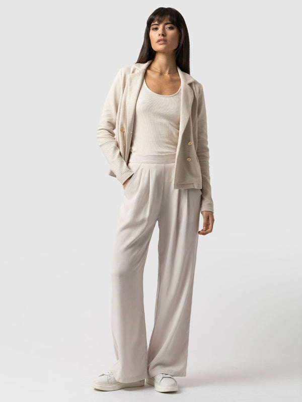 Sloane Pant Oyster - Women's Trousers | Saint + Sofia® EU