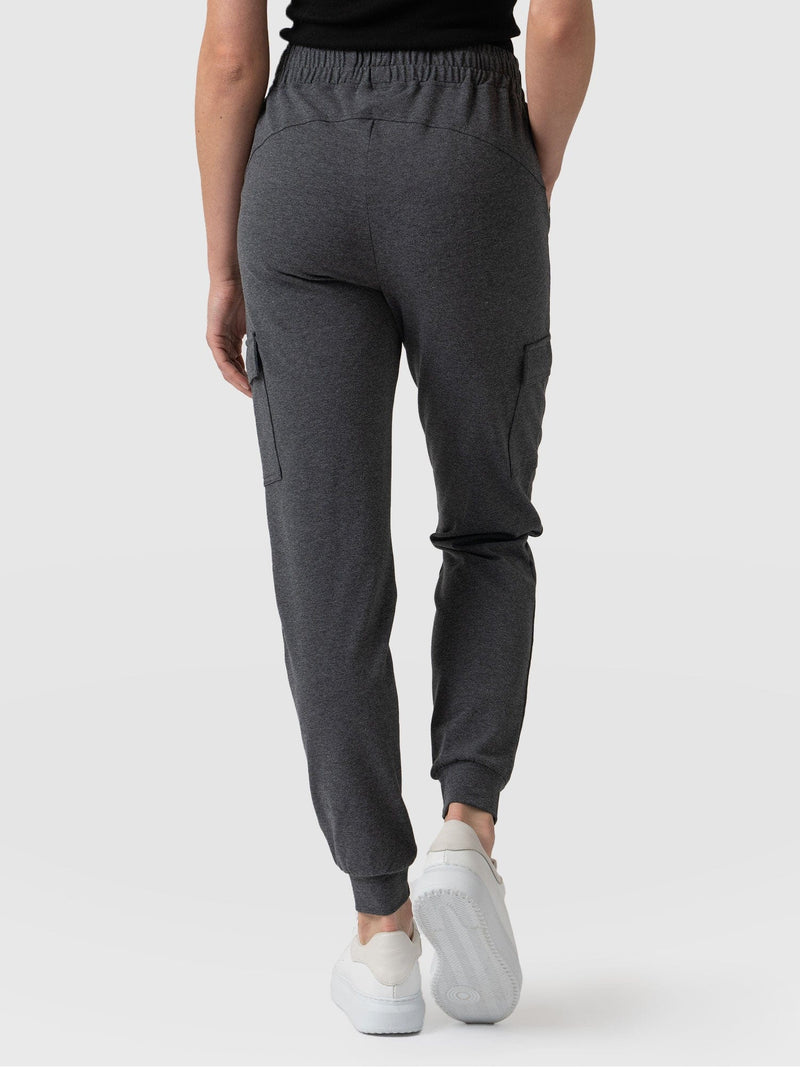 Soho Cargo Pant Charcoal - Women's Trousers | Saint + Sofia® UK
