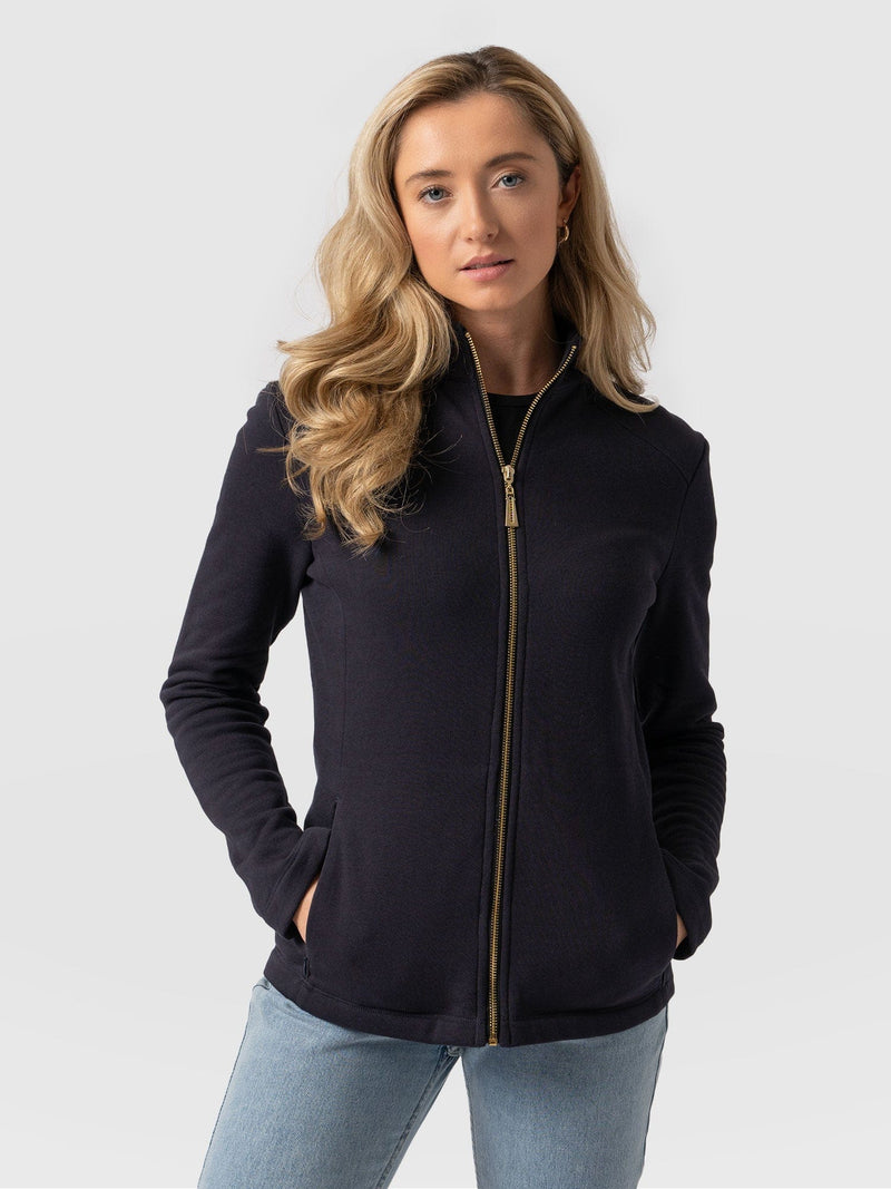 Soho Jacket Navy - Women's Jackets | Saint + Sofia® UK