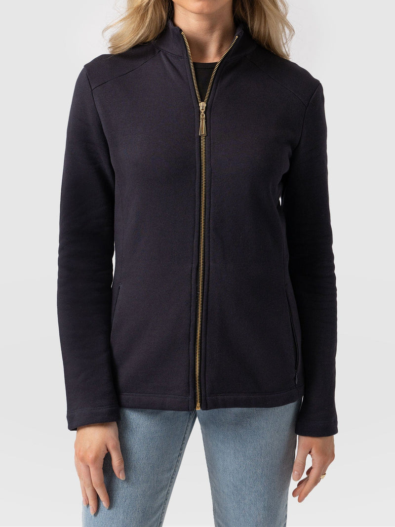 Soho Jacket Navy - Women's Jackets | Saint + Sofia® UK