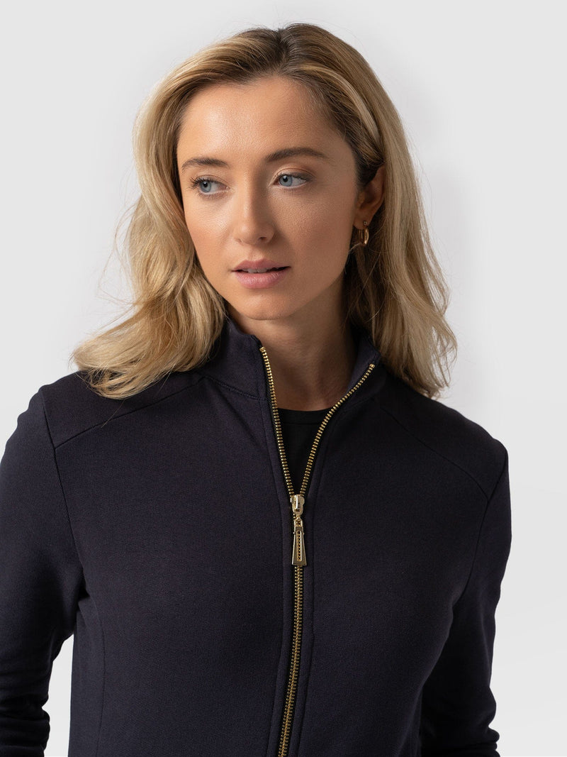 Soho Jacket Navy - Women's Jackets | Saint + Sofia® UK