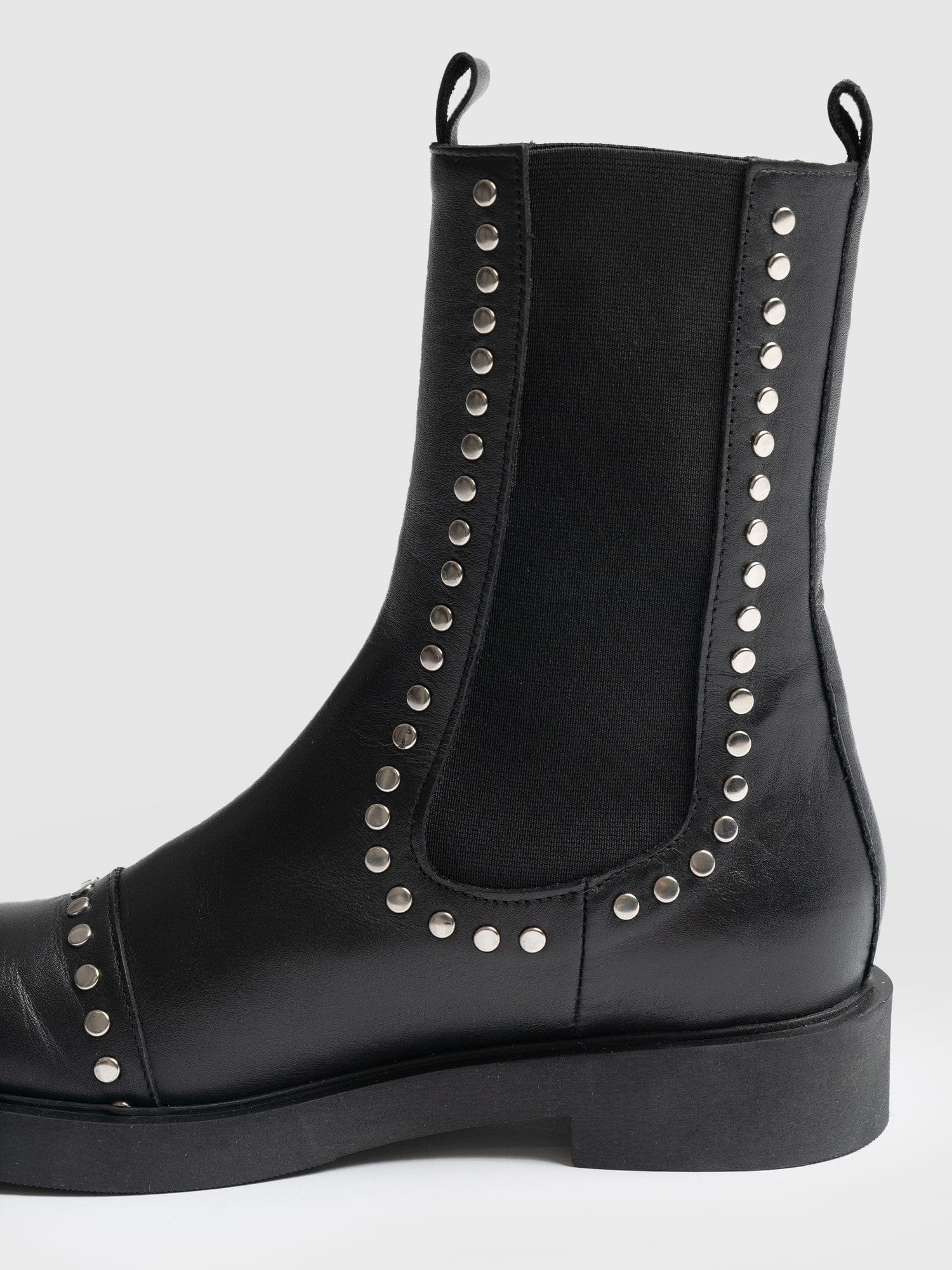 Womens studded chelsea on sale boots