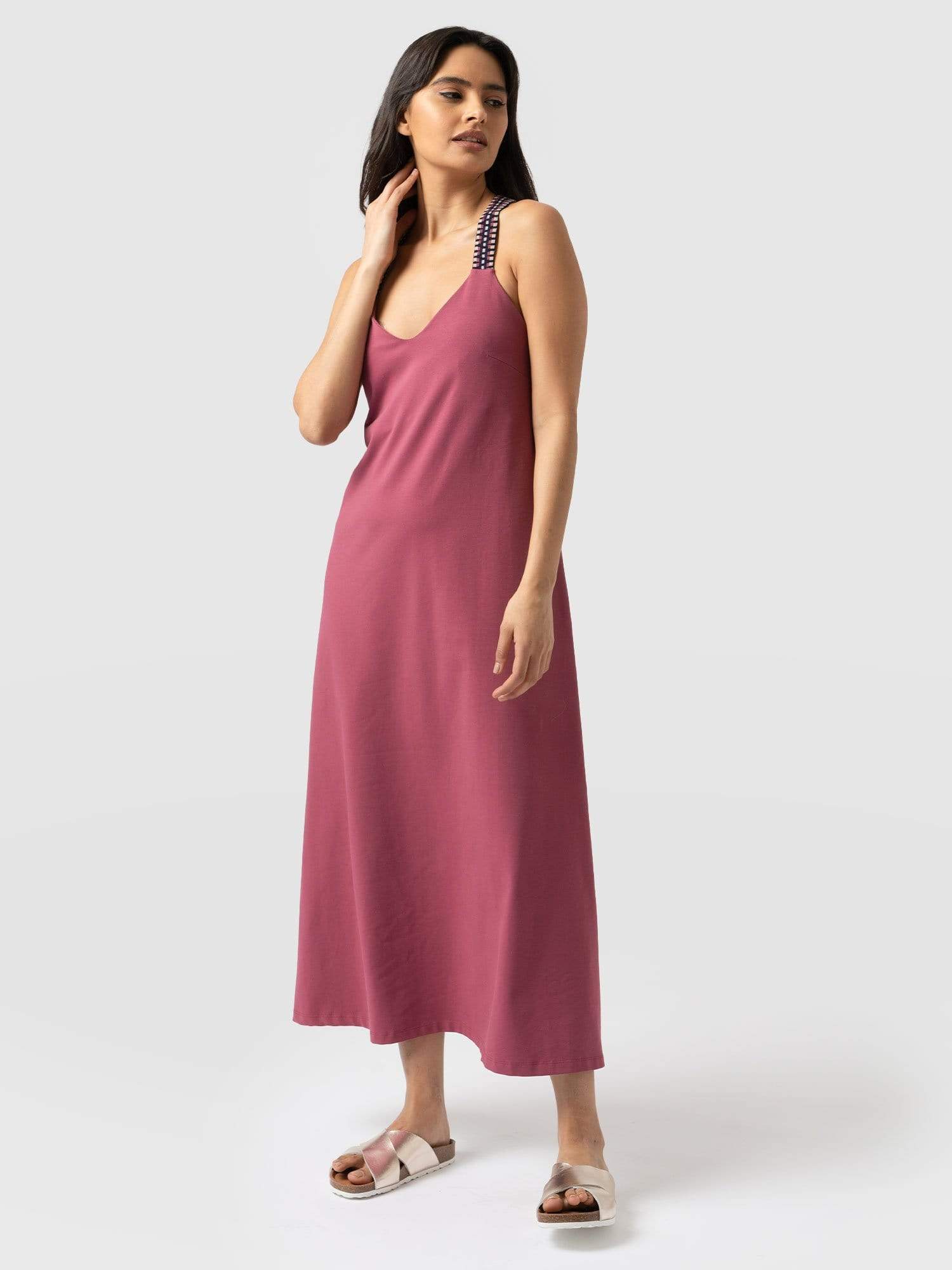 Midi dress clearance mauve