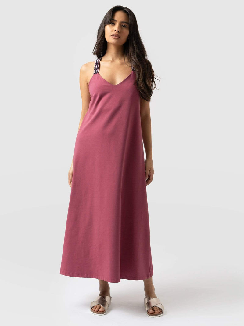 Sunset Dress Mauve Chevron - Women's Dresses | Saint + Sofia® EU