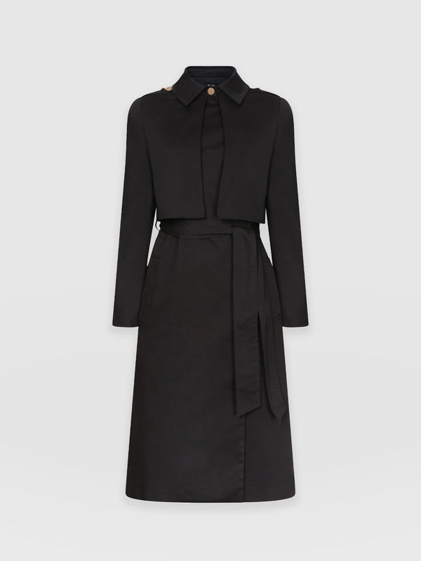 Trench Coat Black - Women's Overcoats | Saint + Sofia® EU