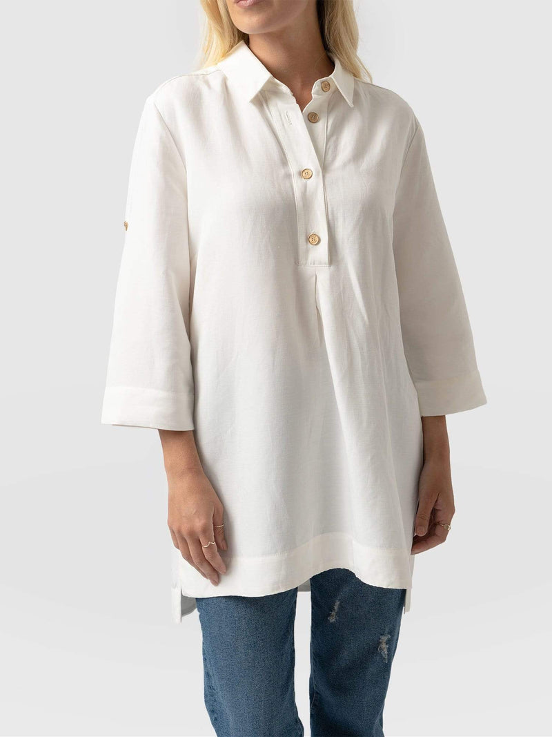 Weekend Shirt White - Women's Shirts | Saint + Sofia® EU