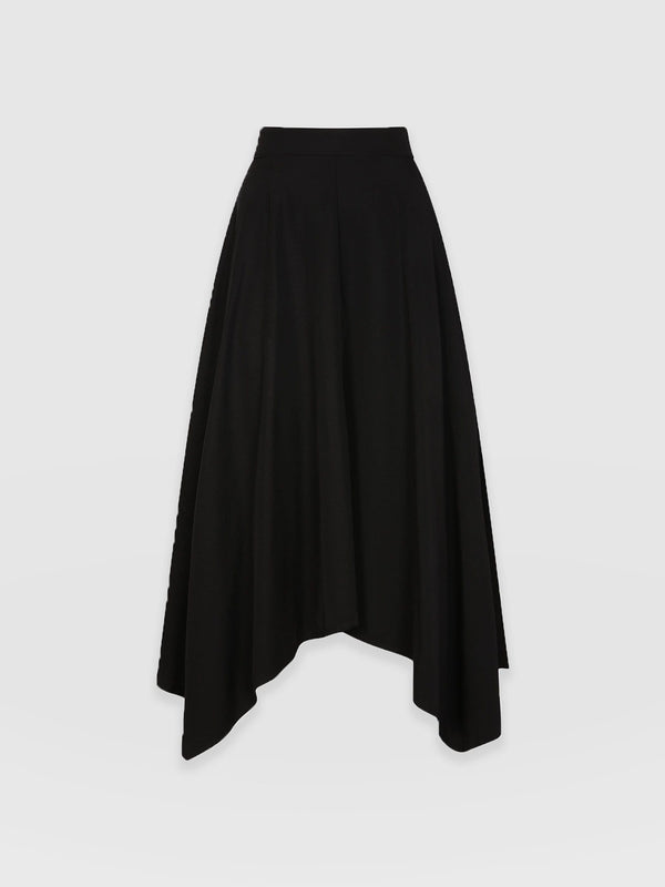 Women’s Maxi Skirt Black Tencel | Saint and Sofia® Europe